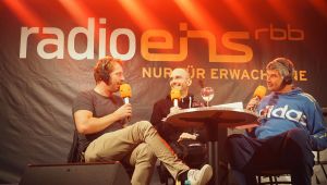 Martin Gottschild, Mark Benecke und Thomas Wosch © radioeins/Klippel