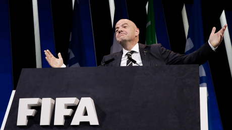 Gianni Infantino, FIFA-Präsident © Alessandra Tarantino/AP/dpa