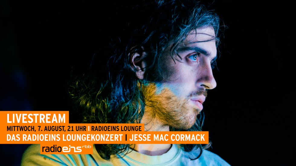 Videolivestream: Jesse Mac Cormack im radioeins Loungekonzert