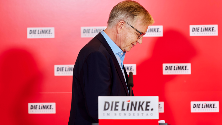 Dietmar Bartsch, der Vorsitzende der Bundestagsfraktion im November 2023 © IMAGO / Mike Schmidt