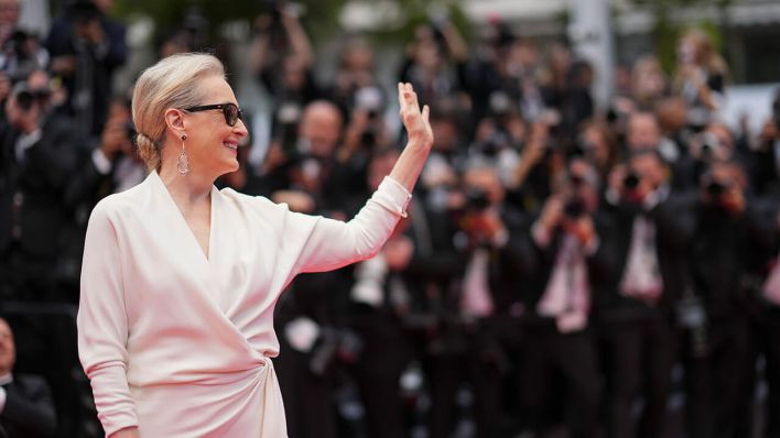 Schauspielerin Meryl Streep posiert zur Premiere von "The Second Act" bei den Filmfestspielen in Cannes © Scott A Garfitt/Invision/AP