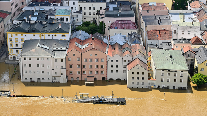 Hochwasser in Passau im Juni 2024 © IMAGO / Sven Simon