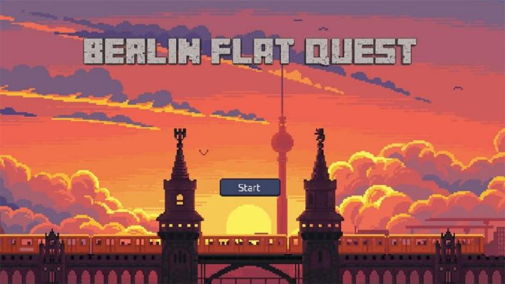 Screenshot: "Berlin Flat Quest"