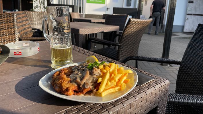 Schnitzel im "Bornholms"