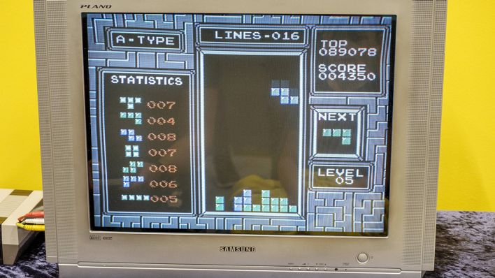 Tetris auf einem Monitor © IMAGO / Kolvenbach