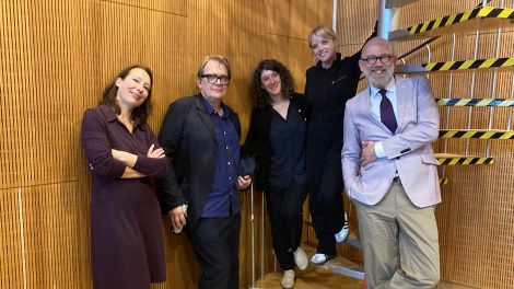 Natascha Freundel, Sven Regener, Lena Gorelik, Jella Haase und Thomas Böhm © Steffen Brück