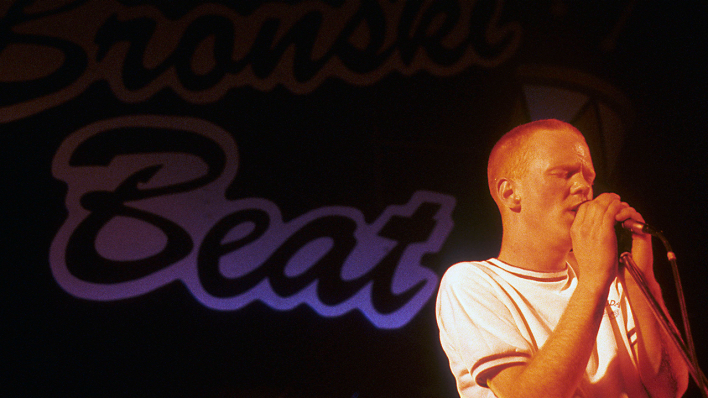 Jimmy Somerville von Bronski Beat live in London 1984 ©