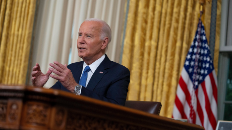 US-Präsident Joe Biden bei seiner Rede an die Nation © IMAGO / ZUMA Press Wire