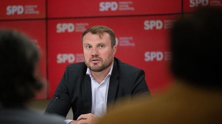 Daniel Keller, Fraktionsvorsitzender der SPD-Fraktion im Landtag von Brandenburg © picture alliance/dpa | Sebastian Christoph Gollnow