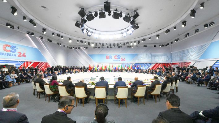 Plenar-Sitzung des BRICS-Gipfels © IMAGO/Alexei Danichev