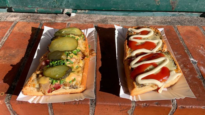 Zapiekanka ist ein polnischer Snack, der mit dem französischen Sandwich Croque vergleichbar ist © radioeins/Beate Kaminski