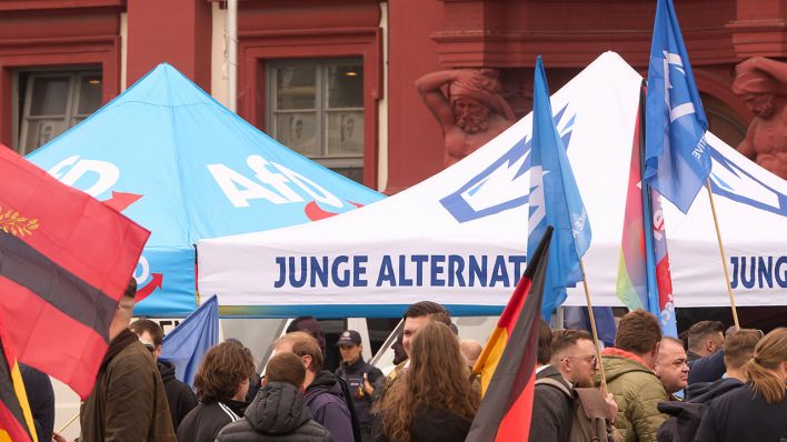 AfD-Spitze für Trennung von "Junger Alternative" © Thomas Frey/dpa