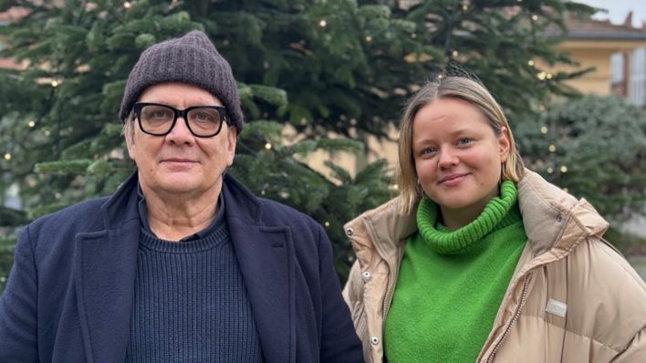 Sven Regener und Lina Maly © radioeins/Robin Krempkow