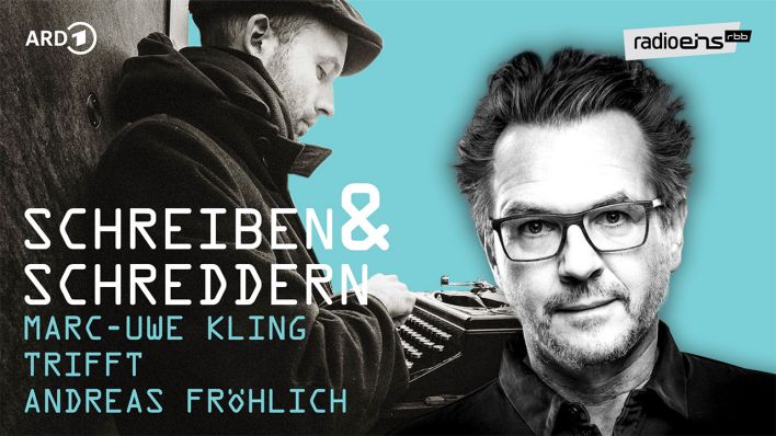 Schreiben & Schreddern: Marc-Uwe Kling trifft Andreas Fröhlich © rbb/Sven Hagolani/radioeins