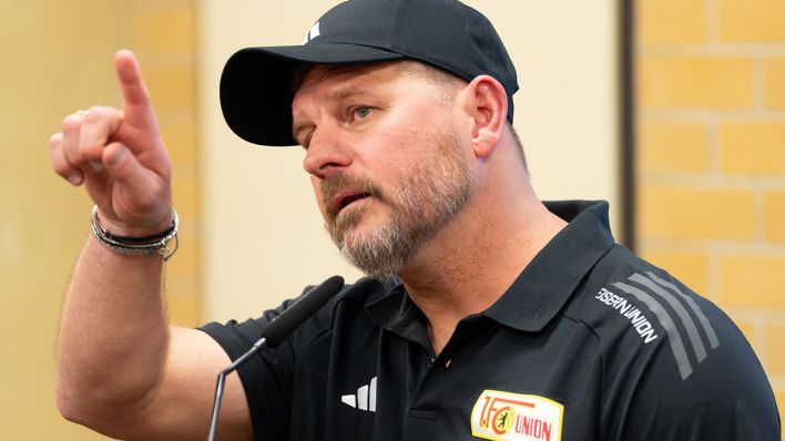 Steffen Baumgart, Trainer des 1. FC Union Berlin © Soeren Stache/dpa