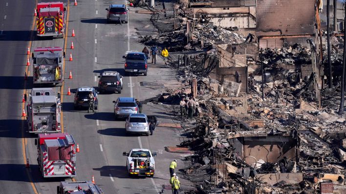 Verheerenden Bränden in Los Angeles © AP Photo/Mark J. Terrill