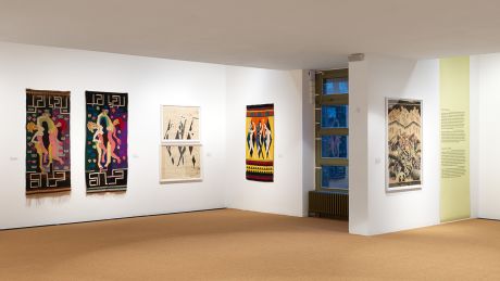 Ausstellungsansicht "Lise Gujer. Eine neue Art zu malen", Brücke Museum, 2024, © Nick Ash