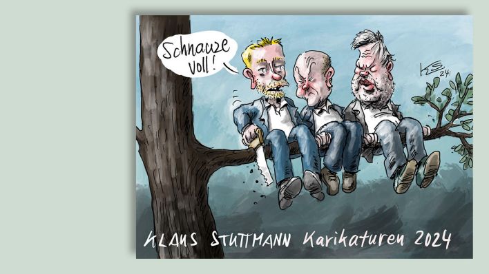 Schnauze voll! - Klaus Stuttmann-Karikaturen 2024 © Schaltzeit Verlag