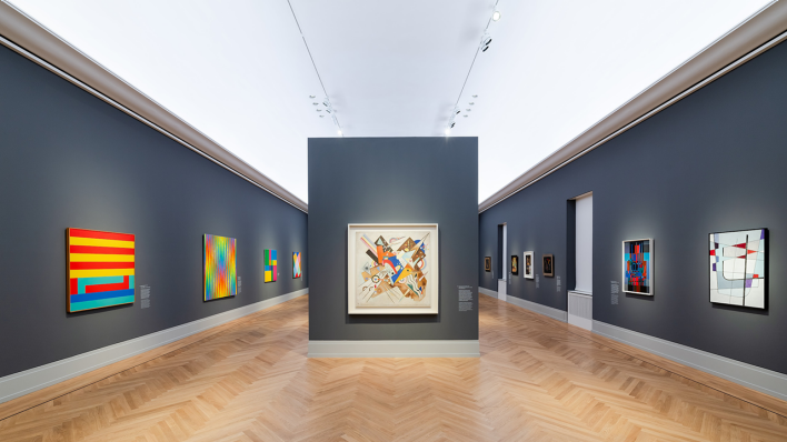 "Kosmos Kandinsky" im Museum Barberini (Ausstellungsansicht) © David von Becker