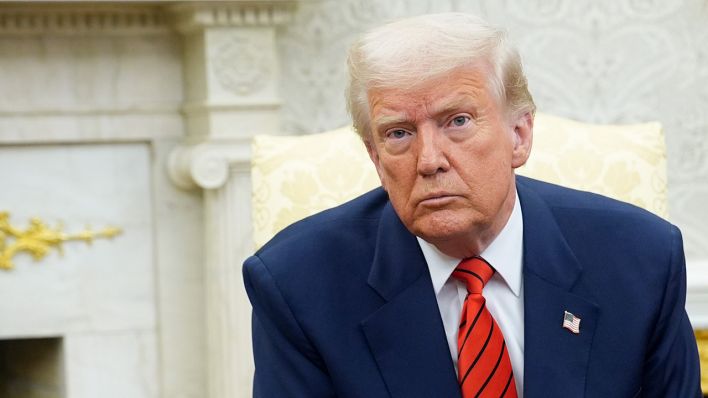 Washington: Donald Trump am 13.3.2025 im Oval Office © picture alliance/Consolidated News Photos