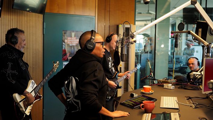 Skin von Skunk Anansie im radioeins Studio © radioeins/Schuster