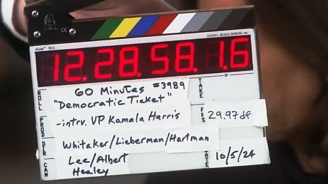 60 Minutes, interview VP Kamala Harris