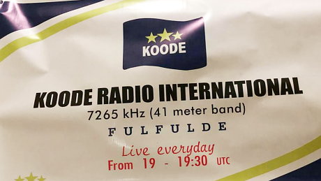 Koode Radio International, 7265 kHz, Fulfulde